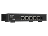 QNAP QSW-3205-5T-US Desktop QSW-3205-5T-US, Unmanaged Switch, 5 10BASE-T 5-speed auto negotiation (10G/5G/2.5G/1G/100M) port