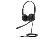 Yealink UHD342 (1308064) 3.5mm Wired Headset Binaural Ear (dual ear) 3.5mm jack Hearing Protection Leather Ear Cushions
