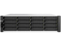 QNAP ES1686DC-R2-2142IT-128G-US 16-Bay Active-Active Dual Controller ZFS NAS and iSCSI/ IP-SAN. 3U, SAS 12G (compatible with SAS 6G), 3 x Gigabit LAN, 4x10GbE(SFP+)