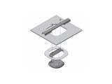 Oberon 1039-CCOAP3800 Steel Recessed Suspended Ceiling Access Point Installation Kit, Panel Bridge with Cisco 2800/3800