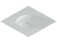 Oberon 1047-ARAP655 Locking Suspended Ceiling Tile Access Point Enclosure, 3INH x 18.5INW x 18.5IND (76 mm x 470 mm x 470 mm) Back Box, HPE Aruba AP-655 Door, Lay-in
