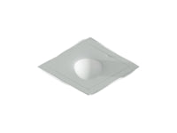 Oberon 1047-DOME Locking Suspended Ceiling Tile Access Point Enclosure, 3INH x 18.5INW x 18.5IND (76 mm x 470 mm x 470 mm) Back Box, 9IN (228 mm) Diameter ABS