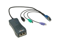 Lantronix SLS200PS2X0-02 1 Port Remote KVM-over-IP with PS/2 and USB Connectors; 58 VGA cable - 10/100Base-T Ethernet RJ45, RS-232, PS/2, HD15 VGA - 2 year limited warranty