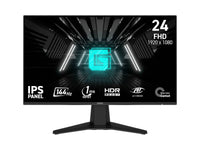 MSI G242LE14 G242L E14 Flat Gaming Monitor - Metallic Black 24IN IPS 1920x1080 FHD FreeSync HDR Ready non-Glare 144Hz Tilt Adjustable