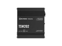 Teltonika TSW202000000 TSW202 PoE+ L2 managed Switch 8 GbE, 2 SFP ports, PROFINET disabled by default