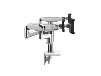 Humanscale X231QTWC M/Flex M2.1 Triple Monitor Arm, 4/12/Dynamic Links, 12 Post, 100x100mm VESA