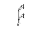 Humanscale X242CTWC M/Flex M2.1 Quad Monitor Arm, Stacked (Two Over Two), 4/Dynamic Links, 24 Post, 100x100mm VESA