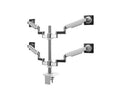Humanscale X242CTWC M/Flex M2.1 Quad Monitor Arm, Stacked (Two Over Two), 4/Dynamic Links, 24 Post, 100x100mm VESA