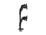Humanscale X242DSBB M/Flex M2.1 Quad Monitor Arm, Stacked (Two Over Two), Dynamic Links with Slider, 24 Post, 100x100mm