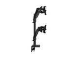 Humanscale X242DSBD M/Flex M2.1 Quad Monitor Arm, Stacked (Two Over Two), Dynamic Links with Slider, 24 Post, 100x100mm