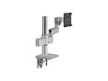 Humanscale X811ETSC M/Flex M8.1 Single Monitor Arm, 8/Dynamic Links, 12 Post, 100x 100mm VESA