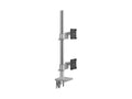 Humanscale X822NTSC M/Flex M8.1 Dual Monitor Arm, Stacked (One over One), No Links, 30 Post, 100x100mm VESA