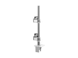 Humanscale X822NTWC M/Flex M8.1 Dual Monitor Arm, Stacked (One over One), No Links, 30 Post, 100x100mm VESA