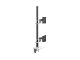 Humanscale X822NTWC M/Flex M8.1 Dual Monitor Arm, Stacked (One over One), No Links, 30 Post, 100x100mm VESA