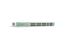 Allied Telesis AT-IGS950/28PS-910 1000BASE-T x 24 + 1000BASE-T x 4/1000BASE-X (SFP) x 4 (copper/fiber combo), WEB Smart Switch with PoE. PoE class 4 (30W) for port1-24, 370 W Total PoE