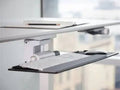 Humanscale 6FW259-11 Keyboard System, Fixed Height for Float Table, No Palm Support, 11in Track Length, White