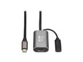 Eaton Tripp Lite U330-05M-C2C-C USB 3.2 Gen 1 Active Extension Cable w USB-C Charging USB-C to USB-C M/F 5 Gbps Data Only, 5M