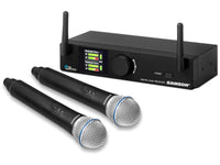 Samson SWSCRXDHH Concert XD2 Handheld - Two-Channel Digital Wireless Handheld System - 1.9 GHz frequency band - Includes two handheld transmitters - XLR