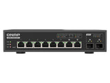 QNAP QSW-L3208-2C6T-US Desktop QSW-L3208-2C6T-US, Unmanaged Switch, 6 x 10BASE-T 5-speed auto negotiation (10G/5G/2.5G/1G/100M) port, 2 x SFP+/NBASE-T Combo