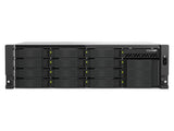 QNAP TS-H1655XEU-RP-8G-US 3U 16-Bay short-depth Rackmount NAS/iSCSI IP-SAN, 12 x 3.5 SATA + 4 x E1.S, Intel Atom C5125 8C 2.8GHz, 8GB RAM,2 x 2.5GbE ,1 x 10GBASE-T ,2 x