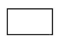 Elite Screens PFV225H-PLUS Pro Frame Plus Matte White Fixed Frame Screen, 225IN diag., 16:9, Viewing Size: 110.3INx196.1IN