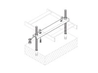 Chatsworth 11241-118 Adjustable Floor Support Channel; 18INW x 8INH; Gray