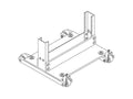 Chatsworth 11554-103 Rack Standard Rollers; 2INH x 23IND; Gray