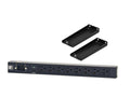 Chatsworth 12817-702 Power Strip, 1U, Basic, 15A, 120V, Horizontal, (8) 5-15R, Thermal Breaker, No Surge, L5-15P, 10ft Input Cord, 19/23in Stand-off Mounting Brackets, 1.4