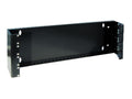 Chatsworth 11522-E08 Hinged Panel Mounting Bracket; 19 IN W x 5.25 IN H x 8 IN D; Glacier White