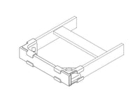 Chatsworth 11700-E24 End Closing Kit; 24INW x 1.5INH; Glacier White