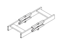 Chatsworth 11301-702 Butt-Splice Kit; 0.38INW x 2INH x 5INL; Black