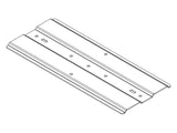 Chatsworth 12121-E18 6IN Channel Rack-To-Runway Mounting Plate Using J-Bolts; 15 to 18INW; Glacier White