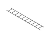 Chatsworth 14300-704 Adjustable Cable Runway; 1.5IN H x 4IN W x 119.5IN L (38 mm x 102 mm x 3035 mm); Black