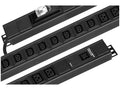 Chatsworth 15644-232 Power Strip, 0U, Basic, 13A, 250V, Vertical, (20) C13 (4) C19 Outlets, Circuit Breaker, No Surge, BS1363 UK, 3m Input Cord, Removable Mounting