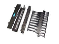 Chatsworth 30531-719 Universal Horizontal Cable Manager-Double Sided; 19INW x 5.25INH; Black
