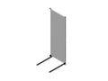 Chatsworth 37780-G39 RMR Modular Enclosure Full-Height Mounting Plate Assembly with Lower Support Rails; 78.7IN (2000 mm) H x 23.6IN (600 mm) W x 39.4IN (1000 mm) D;