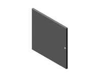 Chatsworth 37070-G48 Single Solid Metal Door for RMR Wall-Mount Enclosure; 26 RMU; 48.6IN (1234 mm) H x 27.5IN (700 mm)
