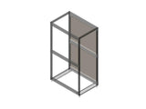 Chatsworth 39763-7DL Side Panel for ZetaFrame Cabinet; for 52U x 31.5IND (800 mm) Cabinet; Solid; Black