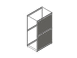 Chatsworth 39763-7DL Side Panel for ZetaFrame Cabinet; for 52U x 31.5IND (800 mm) Cabinet; Solid; Black
