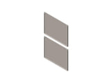 Chatsworth 39763-EAC Side Panel for ZetaFrame Cabinet; for 48U x 31.5IND (800 mm) Cabinet; Solid; Glacier White