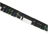 Chatsworth E0-1401-E Basic eConnect PDU; Glacier White; 2U; C20 to L5-20 Input; (24) 5-20 Outlets; 1.9kW; 149 F (65 C)