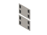 Chatsworth 39774-7EC Side Panel with Grommets for ZetaFrame Cabinet; for 52U x 43.3IND (1100 mm) Cabinet; 8 Cable Openin