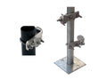Chatsworth 40169-003 Pedestal Clamp with Bonding Connector; For use with Square or Round; 1-1/8IN (28 mm) OD Pedestal Style; (2) #6 AWG or (2) 2/0 one side only; Each
