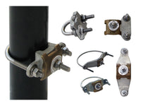 Chatsworth 40170-006 Pipe Clamp with Bonding Connector; For use with Pipe Size 5IN- 6IN (130 mm-150 mm); Each
