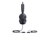 Yealink 1308231 Call Center Headset; Dual headset; Noise-cancelling microphone; Leather ear cushions; Hearing protection features; Quick Disconnect (QD)