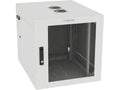 Vertiv GL24WMCMM-W-SC-AF-00 WM Premium 12Ux24x32 Fan Gray, Rails feature a horizontal/vertical cable tie down pattern and provisions for optional cable management D