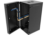 Vertiv GL48WMCMM-B-SE-00-CM WM Premium 25Ux24x32 Gray - Nominal concentric conduit knockouts on top, bottom, and back of rear section
