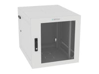 Vertiv GL24WMCMP-W-SC-00-00 WM Premium 12Ux24x32 Gray - Offset mounting rails create nearly 3.5 in of dedicated cable management space between the rail and side