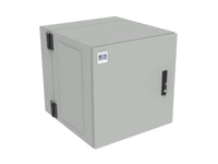 Vertiv BXWM04-11U26-GY-SH-00000 WM NEMA4 11Ux24x26 Gray, Internal security mechanism through center section allows opening the center/rear section only when the front door