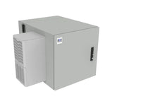 Vertiv BXWM04-11U32-GY-SH-AC010 WM NEMA4 11Ux24x32 300W AC Gray, Internal security mechanism through center section allows opening the center/rear section only when the